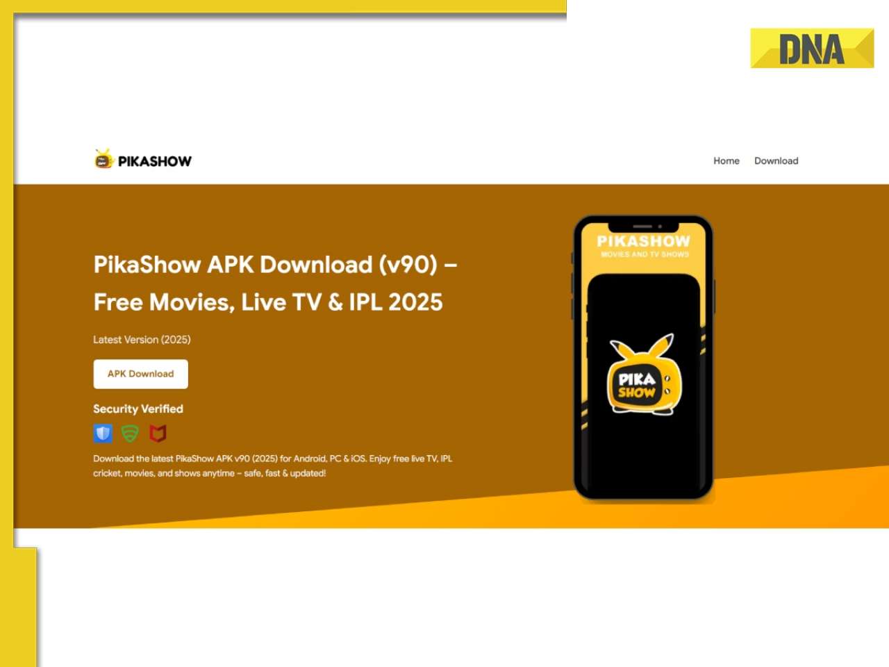 Download Pikashow APK (Official) – Watch IPL , Live Cricket & Movies Free