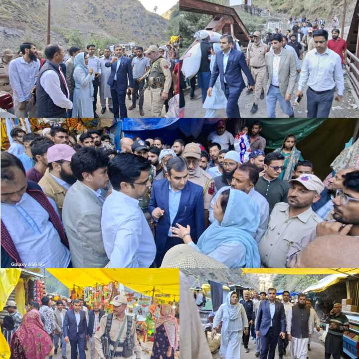 DC Ramban inspects facilities at ‘Tatapani’ Hot Water Spring