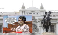 "Ecos del debate de la vacancia": Carlincatura compara las intervenciones de parlamentarios contra Castillo y Boluarte