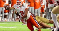 Cade Klubnik throws for a TD and runs for one before injury in Clemson's 41