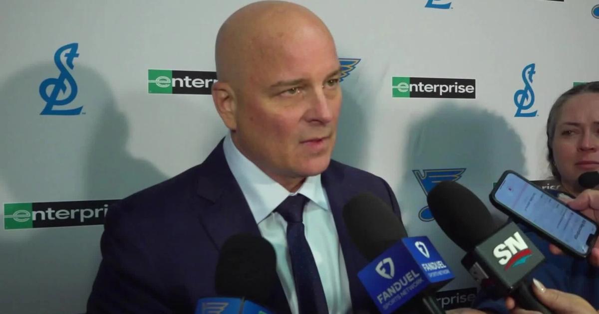 Here's what Jim Montgomery, players said after Saturday's Blues win at Flames