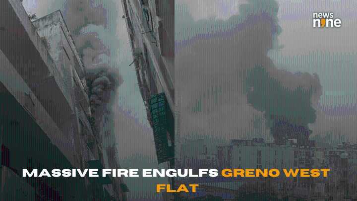 WATCH: Earthen-lamp mishap at Greater Noida flat triggers massive fire; none hurt