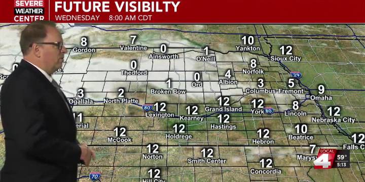 Patchy dense fog overnight could slow your Wednesday morning commute