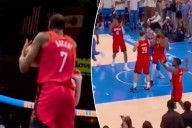 Kevin Durant has his Chris Webber moment but refs miss call in wild NBA opening night controversy