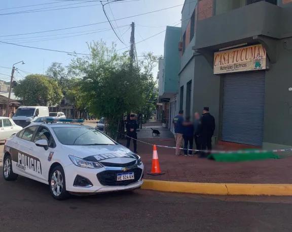 Oberá: hallaron muerto a un hombre en la vía pública