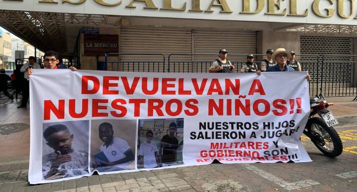 Caso Malvinas | Guayas: Fiscalía de Ecuador acusa a 17 militares de presunta desaparición forzada de 4 menores | Guayaquil 