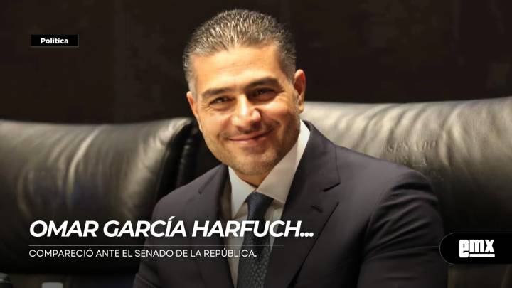 Omar García Harfuch...compareció ante el Senado de la República