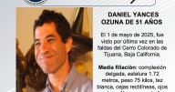 Se busca a Daniel Yances Ozuna de 51 años