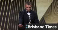 Foran delivers emotional tribute to late stepson