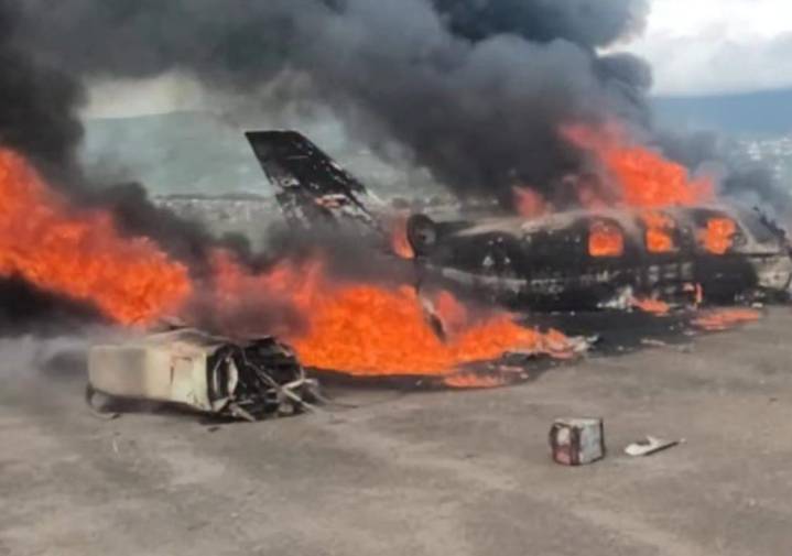 Aeronave se estrelló mientras intentaba despegar en aeropuerto de San Cristóbal