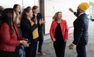 NDP leadership contenders pitch their vision to party membership at first forum