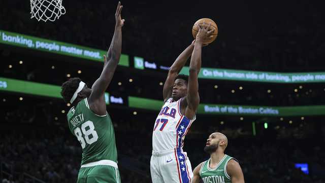 Tyrese Maxey scores 40 points as Philadelphia 76ers rally to beat the Boston Celtics 117