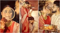 Hina Khan celebrates first karwachauth with husband Rocky Jaiswal, fans recall YRKKH days, say, ‘Akshara..’