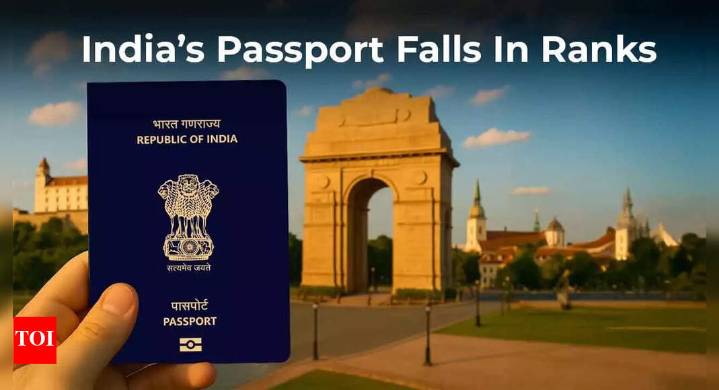 India’s passport falls to 85th rank in world's most powerful passports index; US drops out of top 10 for first time