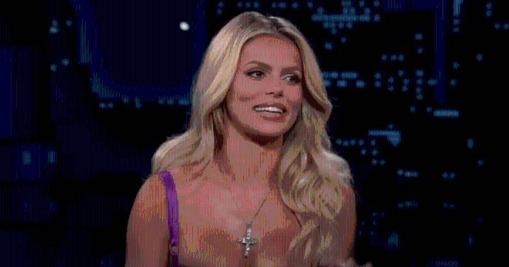 Brooks Nader Turns Head in Sheer Catsuit For Jimmy Kimmel