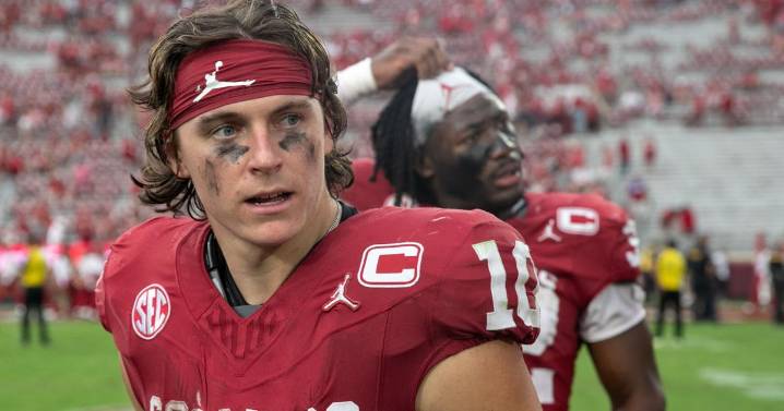 Sooner quarterback John Mateer remains listed as probable for OU