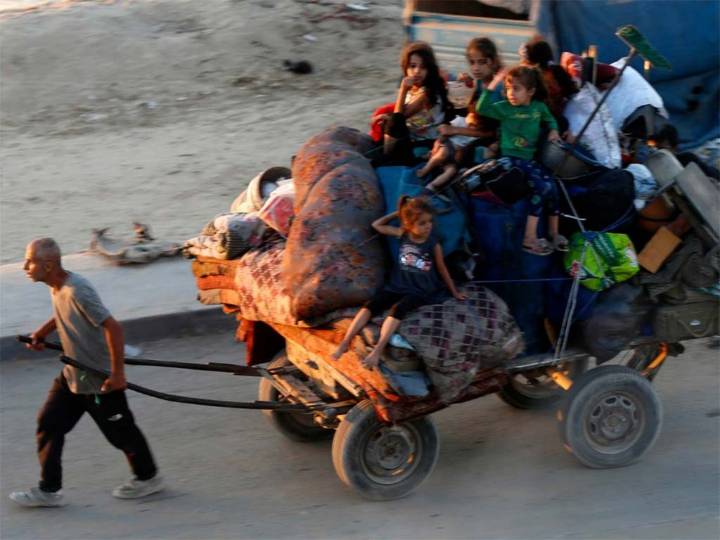 Agencia de ONU denuncia éxodos masivos en Gaza por ataques israelíes