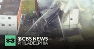 Fire at twin home in Northeast Philadelphia partially collapse