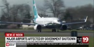 Major airports impacted by government shutdown
