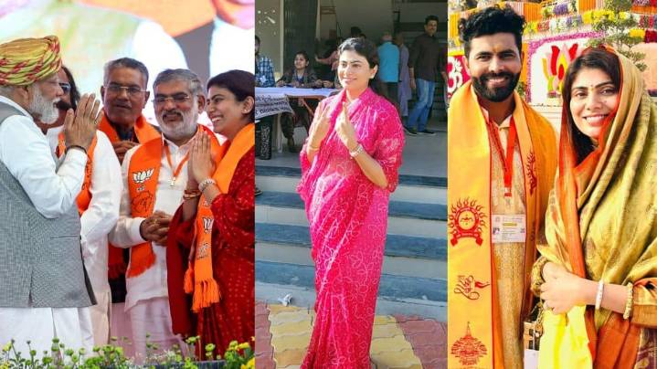 Meet Rivaba Jadeja: Cricketer Ravindra Jadeja's Wife, BJP MLA Takes Oath As Gujarat Cabinet Minister