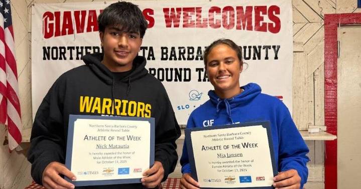 Nick Matautia, Mia Jansen are NSBCART Athletes of the Week