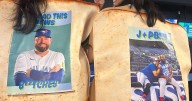 Fans adorn Blue Jays-inspired Halloween costumes