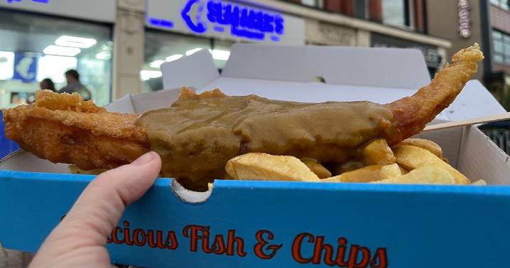 We had a perfect chippy tea at one of the region's best seaside towns