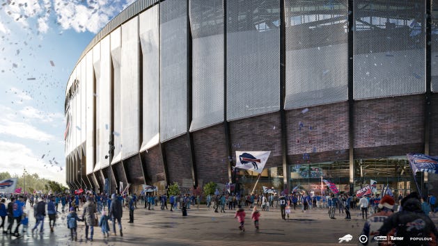 Buffalo Bills’ new stadium will be open-air with partial roof canopy
