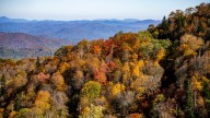 Fall color brightens the Blue Ridge Parkway
