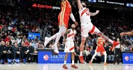 PHOTOS: Hawks fall at home to Raptors in season opener