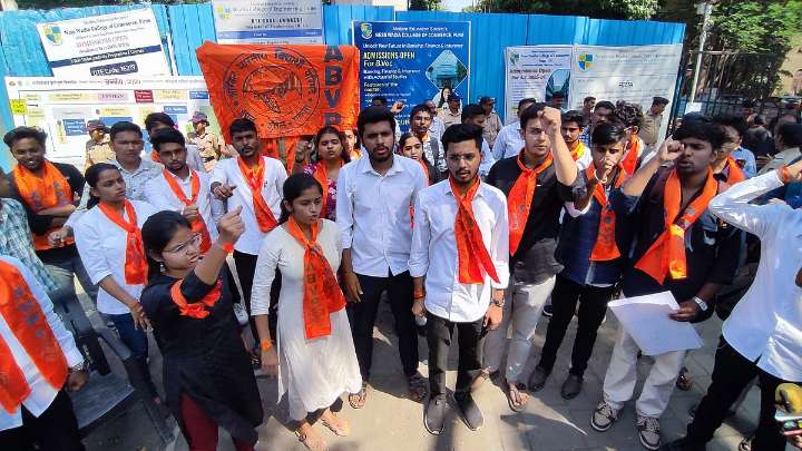 Pune: Tension Erupts Between MNVS & ABVP After Boycott Posters Appear Near Wadia College