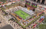 For The First Time: NYC Is Hosting The World Cup’s Biggest Fan Village — See How The Famous Ice Rink Will Look