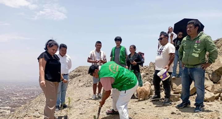 Trujillo: Quieren convertir en atractivo turístico el Cerro Mirador en el barrio 3 C de Alto Trujillo