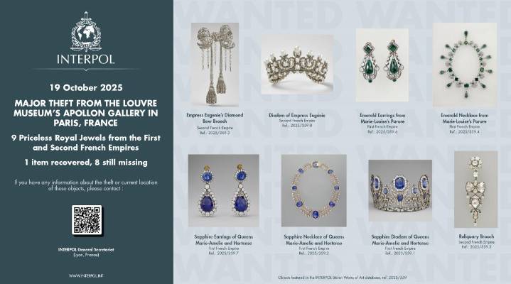 Suspects arrested over the theft of crown jewels from Paris' Louvre museum