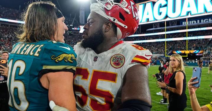 Chiefs could be without starting left side of offensive line against the Commanders