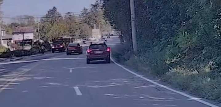 South Shore police dept. issues warning after video shows self-driving car blowing past school bus