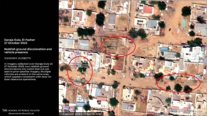 Genocidio en Darfur: la matanza en la ciudad de El Fasher se puede ver desde el espacio