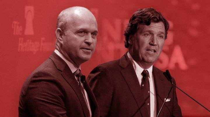 Civil war erupts on the right after Heritage president’s Tucker Carlson, Nick Fuentes comments