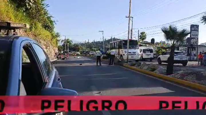 Motociclista pierde la vida en un accidente sobre la carretera Cuernavaca