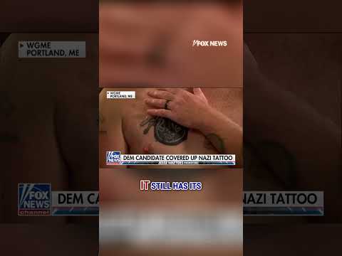 Dems are defending a guy with a Nazi tattoo: Jesse Watters #shorts #maine #senate #politics #usa #us