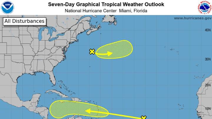 Storm tracker: The NHC is tracking 2 tropical waves in the Atlantic