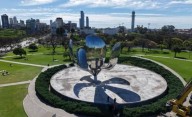 La Ciudad a un paso de completar la restauraciòn de la Floralis Genérica