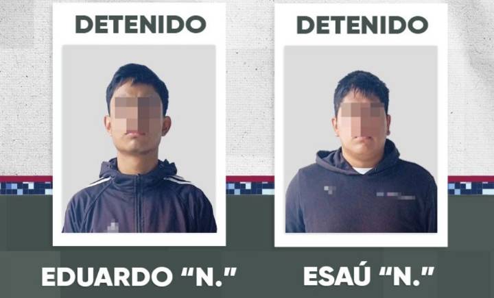 Policía Municipal frustra asalto en gasolinera de Puebla y detiene a dos hombres