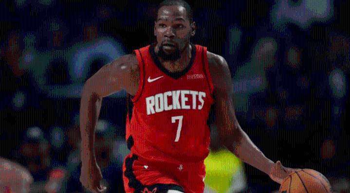 Kevin Durant y Rockets pactan extensión por 90 mdd y dos años