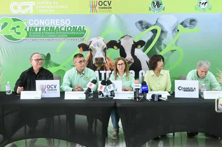 Torreón será sede del 23 Congreso Internacional de Veterinarios Zootecnistas