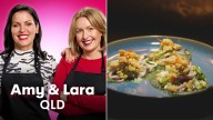 MKR Recipes Episode 12: Amy and Lara’s Ceviche Betel Leaf with Pork Crackling and Peanut Relish