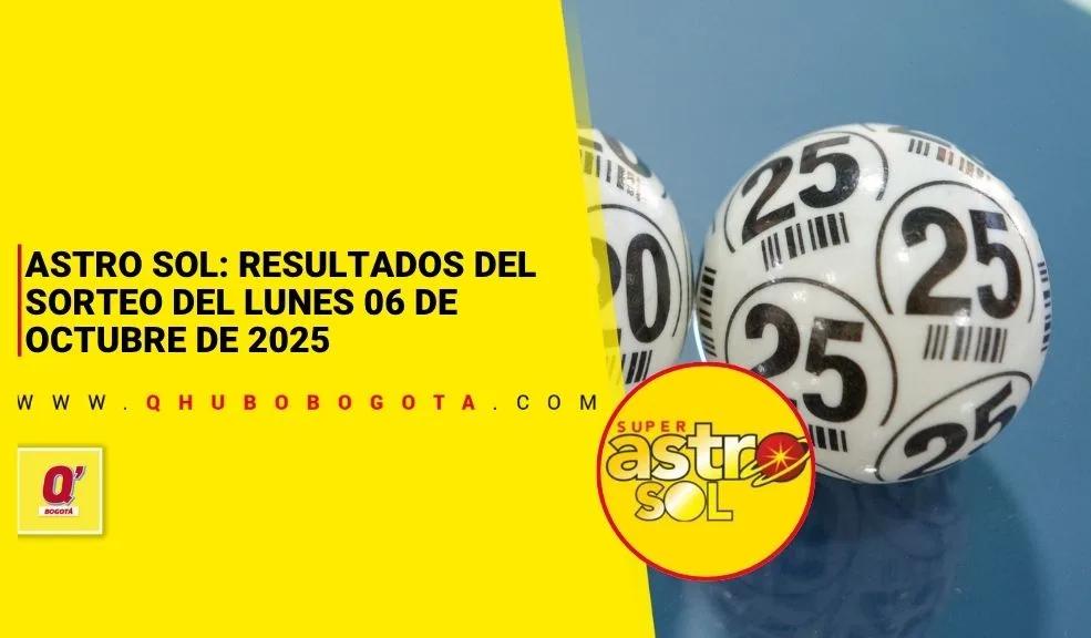 Super Astro Sol: resultados del lunes 06 de octubre