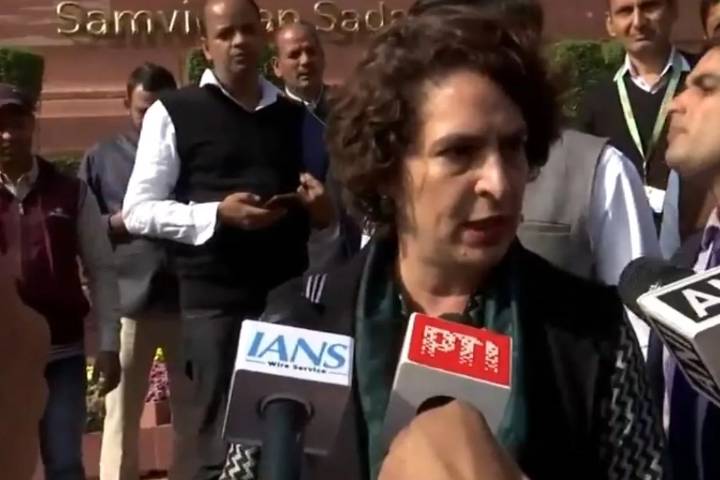 Priyanka Gandhi slams govt over exclusion of women journalists from Taliban’s PC