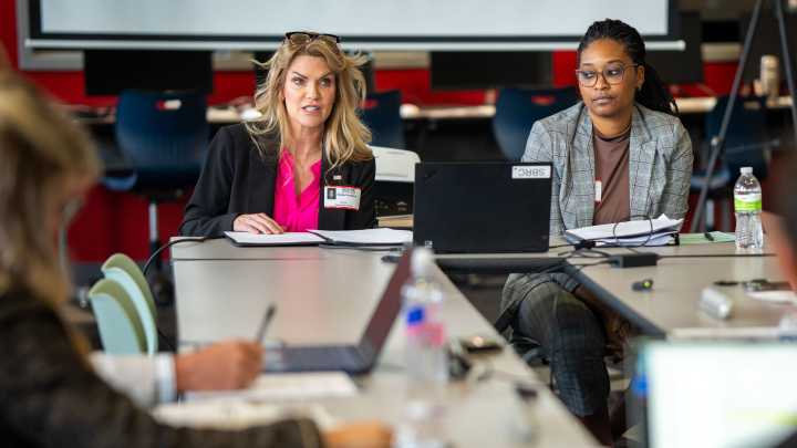 Watch an Iowa parent challenge school content she finds objectionable