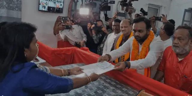 BJP’s Jay Dholakia Files Nomination For Nuapada Bypoll In Odisha